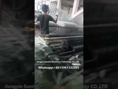 Sistema de controlo de servo motor com PLC Gabion caixa borda máquina de envolvimento para dobragem dupla