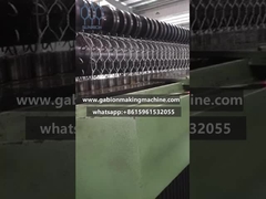 três torção Gabion Mesh Machine