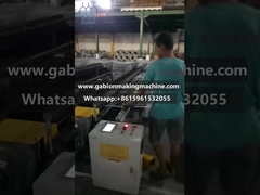 Linha de máquinas para caixas de gabião