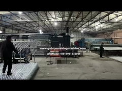 Máquina de malha de gabião de alta velocidade para paredes de retenção e projetos de controlo de inundações