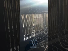 Máquina de caixa de gabião de velocidade com sistema de controlo de servomotor e velocidade de produção de 30 furos/min