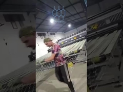 Linha de máquina de gabião totalmente automática do endireitamento do fio ao embalagem - 6 mm Capacidade de fio