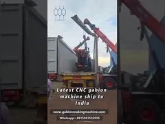 Última Máquina de Malha para Gabiões CNC Testada na Índia | Sucesso na Comissionamento Online