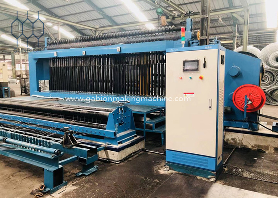 comprar Fio revestido PVC galvanizado do SOLDADO de Gabion Mesh Machine With 4.0mm para 4000mm Fabricação em linha