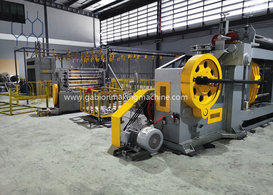comprar CE PLC Gabion Box Making Machine para arame de aço galvanizado Fabricação em linha
