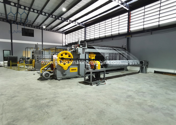 comprar Máquina de caixa de gabião de arame de aço galvanizado de alta resistência à tração Diâmetro de arame de 2,0 mm a 4,0 mm Fabricação em linha