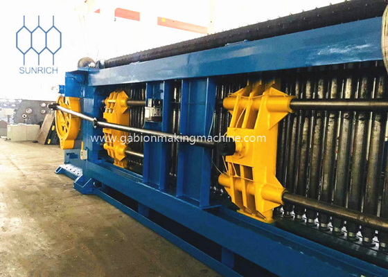 comprar Máquina de tecelagem de rede de gabião de bloco duplo de trabalho pesado Fabricação em linha