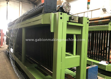 comprar Construa uma ponte sobre a máquina dobro 22kw revestido PVC de Gabion da torção para 80x100MM com tamanho de malha Fabricação em linha