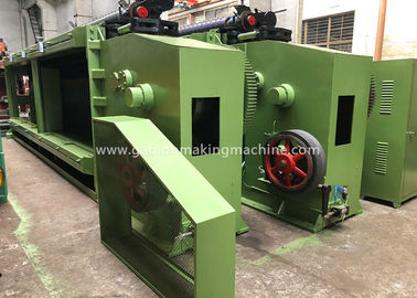 comprar Máquinas de confecção de malhas dobro verdes da rede de arame de Gabion/máquina sextavada automática da rede de arame Fabricação em linha