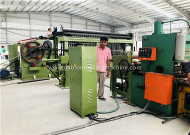 comprar linha de produção líquida controle de Gabion da largura de 4300mm do PLC com sistemas bondes Fabricação em linha