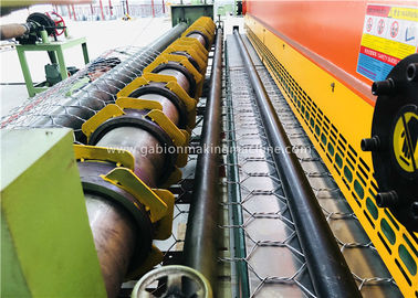 comprar Máquina sextavada de alta velocidade da malha, máquina da rede de arame de Gabion da torção do dobro 22kw Fabricação em linha