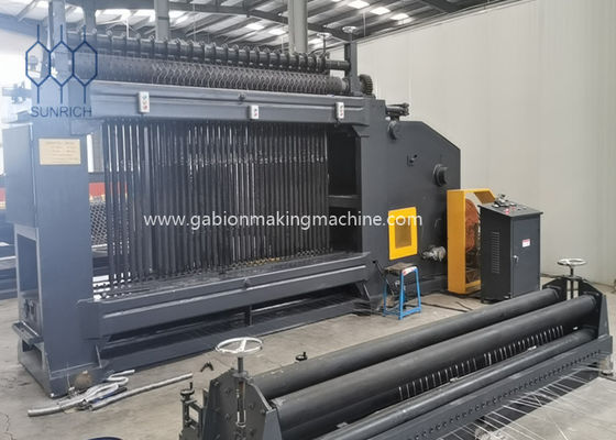 comprar o PVC de 60x70mm Gabion Mesh Machine For revestiu o fio com a largura de tecelagem de 2300mm Fabricação em linha
