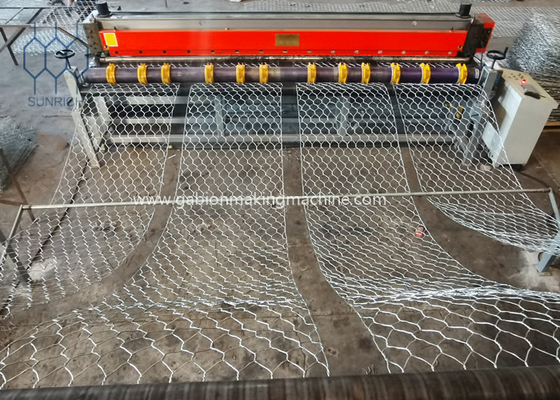 comprar Controle automático 105 x 1250mm Mesh For Flood Control /River do PLC de Gabion Mesh Box Making Machine Fabricação em linha