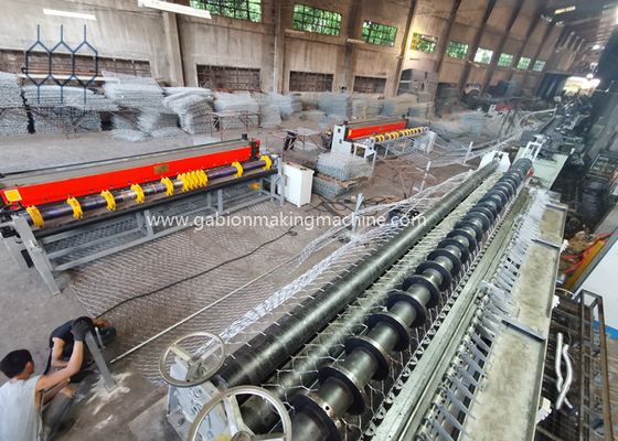 Sistema de controlo PLC ODM linha de produção Gabion com 1 ano de garantia