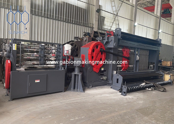 Linha de produção de Gabion de arame de aço galvanizado com sistema avançado de controle PLC