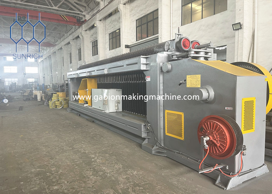 Máquina de cabo de arame de aço de trabalho pesado Gabion com sistema automático de controle PLC