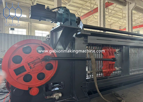 Máquina de Gabião revestida de PVC com malha hexagonal de arame galvanizado 22-30kw Potência do motor