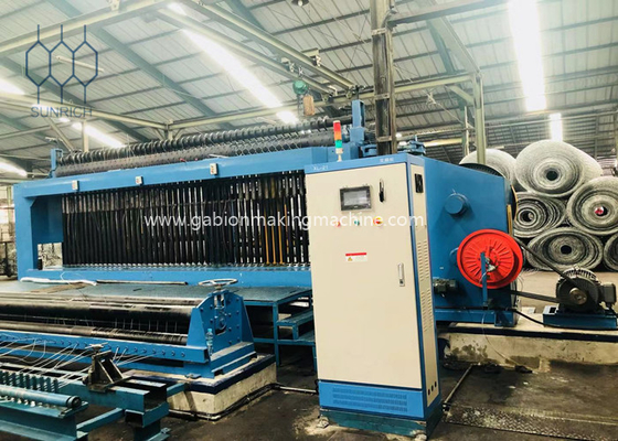 30KW Heavy Duty Gabion Box Machine para tecelagem de fio de ferro e aço de 4,0 mm