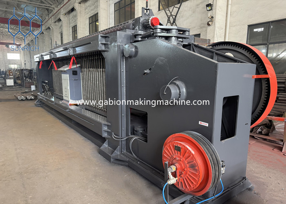 Máquina de Tecelagem de Cestas de Gabião de Arame de Aço Galvanizado Automático Profissional