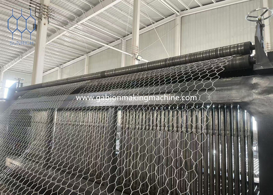 Máquina de malha de arame galvanizado de aço revestida de PVC