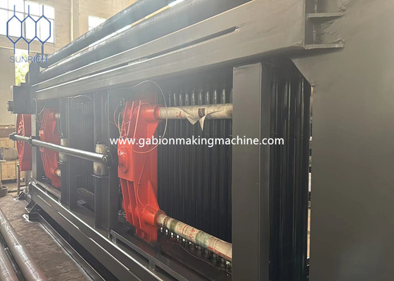 Diâmetro de fio personalizável 1.6mm-4.0mm Gabion Machine Mesh Tamanho 105x125mm