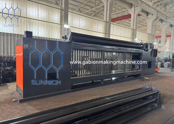 Máquina de malha de gabião galvanizado de 30kw de potência de motor para produção de malha de fio galvanizado