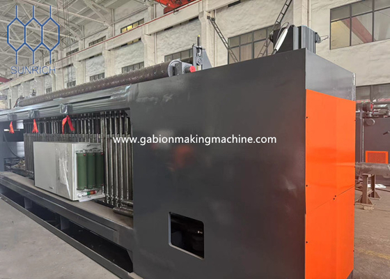 Máquina de tecelagem automática de malha de gabião Largura 4-5,7m para soluções de malha de arame