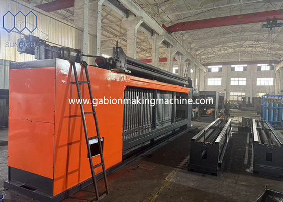 Linha de máquina de gabião totalmente automática do endireitamento do fio ao embalagem - 6 mm Capacidade de fio