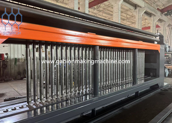 Máquina de produção de malha de fio galvanizado de aço revestido de PVC