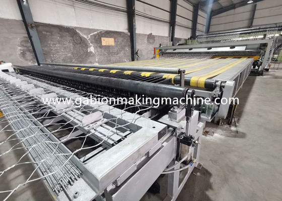 Torção envolvida automática do dobro da máquina de envolvimento da borda da máquina de Gabion da borda do sistema de controlo do PLC